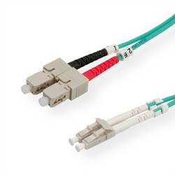 Value 21.99.8711 optické vlákno optické vlákno kabel [1x zástrčka LC - 1x zástrčka SC] 50/125 µ Multimode OM3 1.00 m