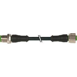 Murrelektronik 7000-40021-6340400 upravený zástrčkový konektor pro senzory - aktory M12 x 1 zástrčka, rovná, zásuvka, rovná 4.00 m Počet pólů: 4 1 ks
