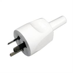Bachmann 910.282 zástrčka plast 250 V bílá IP20