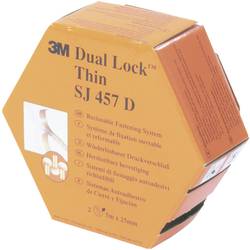 3M SJ 457D Dual Lock pásek se suchým zipem, lepicí, kulaté hlavičky, (d x š) 5000 mm x 25 mm, průsvitná, 5 m
