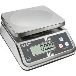 Kern FFN 15K2IPN stolní váha Max. váživost 15 kg Rozlišení 2 g 230 V, napájeno akumulátorem stříbrná