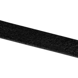 VELCRO® E001025330F1825 pásek se suchým zipem, lepicí, flaušová část, (d x š) 25000 mm x 25 mm, černá, 25 m