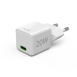 Hama USB nabíječka, USB Power Delivery (USB-PD) , 1x USB-C®, 20.00 W, Dodávka energie, bílá