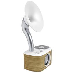 Sangean WR-45 White A500433 stolní rádio, FM, AUX, Bluetooth, s akumulátorem, bílá