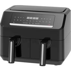 EMERIO AF-130376.1 dvojitá fritéza, 7.2 l, 2400 W, funkce časovače, černá