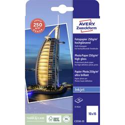 Avery-Zweckform Premium C2550-20 fotografický papír 10 x 15 cm 250 g/m² 20 listů vysoce lesklý