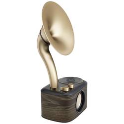 Sangean WR-45X Gold A500435 stolní rádio, FM, AUX, Bluetooth, s akumulátorem, černá, zlatá