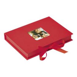 walther+ design FB-112-R fotoalbum (š x v) 14.5 cm x 20.1 cm červená