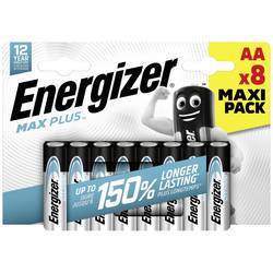 Energizer Max Plus tužková baterie AA alkalicko-manganová, 1.5 V, 8 ks