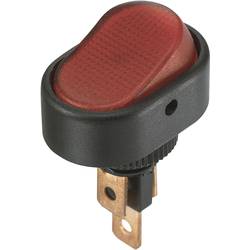 TRU COMPONENTS kolébkový spínač TC-R13-133B3 12 V/DC 30 A 1x vyp/zap s aretací 1 ks červená