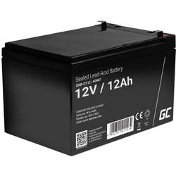 Green Cell AGMVRLA12V 12AH BATTERY FOR ALARM AGM07 olověný akumulátor 12 V 12 Ah olověný se skelným rounem (š x v x h) 151 x 95 x 98 mm plochý konektor 6,35 mm
