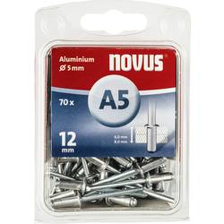 Novus Office 110030692 slepý nýt (Ø x d) 5 mm x 12 mm hliník hliník 70 ks