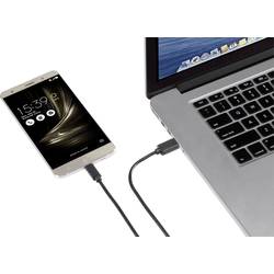 Renkforce USB kabel USB 3.2 Gen1 USB-A zástrčka, USB-C ® zástrčka 0.50 m černá RF-4599658