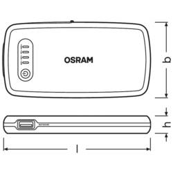 Osram Automotive systém pro rychlé startování auta BATTERYstart 200 OBSL200 Pomocný startovací proud (12 V)=150 A 1x USB konektor