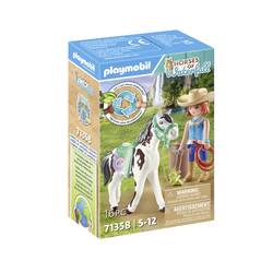 Playmobil® Horses of Waterfall (koně u vodopádu) Ellie a Sawdust s westernovou činností 71358