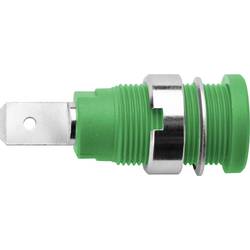 Schützinger DI SEB 7080 Ni / GN bezpečnostní vestavná zásuvka 4 mm zelená 1 ks
