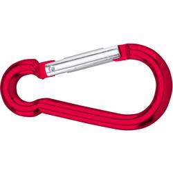 dörner + helmer 4815724 Červený eloxovaný hliníkový hák 60 mm 20 ks