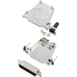 encitech DTZF25-DBP-K 6355-0044-03 sada D-SUB kolíkové lišty 180 ° Pólů: 25 pájecí kalíšek 1 sada