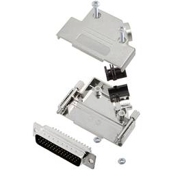 TRU COMPONENTS TCD45PKM25HDP44K 7709452 sada D-SUB kolíkové lišty 45 ° Pólů: 44 pájecí kalíšek 1 ks
