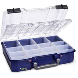 raaco CarryLite 80 4x8-12 DLU kufřík na součástky (d x š x v) 278 x 337 x 82 mm přihrádek: 12 pevné rozčlenění Obsah 1 ks