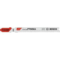 Bosch Accessories 2608636781 Pilový plátek do kmitací pilky T 102 BF - Clean for PMMA 5 ks