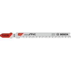Bosch Accessories 2608667446 Pilový plátek pro kmitací pily T 102 H - Clean for PVC 5 ks