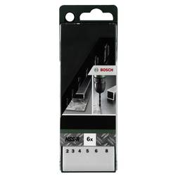 Bosch Accessories 2609255029 HSS sada spirálových vrtáku do kovu, 6dílná, válcované za tepla, DIN 338, válcová stopka, 1 sada