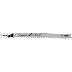 Bosch Accessories 2609256737 List přímočaré pily BIM, T 345 XF progresor for Wood and Metal 2 ks