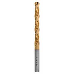 Bosch Accessories 2608596741 HSS kovový spirálový vrták, 9 mm, délka 125 mm, TiN, DIN 338, válcová stopka, 1 ks