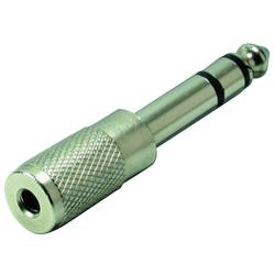 TRU COMPONENTS adaptér jack jack zástrčka 6,3 mm - jack zásuvka 3,5 mm stereo Pólů:3 1 ks