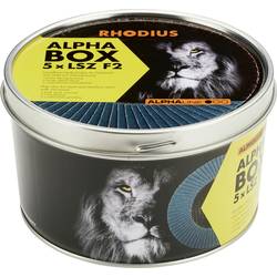 Rhodius 209313 LSZ F2 BOX vějířovitý brusný kotouč Průměr 115 mm Ø otvoru 22.23 mm 5 ks