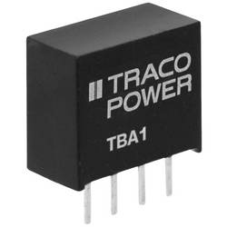 TracoPower TBA 1-0512 DC/DC měnič napětí do DPS 80 mA 1 W Počet výstupů: 1 x Obsah 1 ks