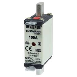 Eaton 100NHG000BI NH pojistka s mechanickým ukazatelem zajištění velikost pojistky = 000 100 A 500 V 3 ks