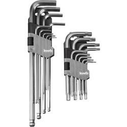 kwb sada inbusových klíčů 1.5 mm, 2 mm, 2.5 mm, 3 mm, 4 mm, 5 mm, 6 mm, 8 mm, 10 mm 8dílná