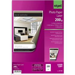 Sigel LP344 fotografický papír A4 200 g/m² 200 listů oboustranně potisknutelný, vysoce lesklý, optimalizovaný pro tisk laserem