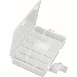 VISO krabička na malé součástky (d x š x v) 280 x 200 x 50 mm přihrádek: 18 variabilní rozčlenění Obsah 1 ks