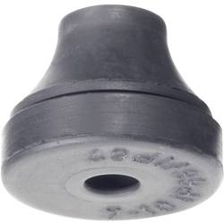 PB Fastener 1103-CR-SW kabelová průchodka Průměr svorky (max.) 14 mm Tloušťka montážní desky (max.) 4 mm chloroprenový kaučuk černá 1 ks