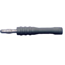 Testec 21012 měřicí adaptér, zásuvkový hrot sondy - lamelová zástrčka 4 mm, flexibilní, šedá