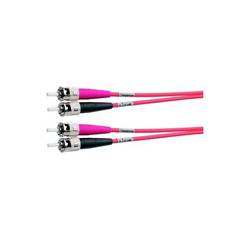 Telegärtner 100010741 optické vlákno optické vlákno kabel 2.00 m oranžová [1x ST zástrčka - 1x ST zástrčka] 50/125 µ Multimode OM2