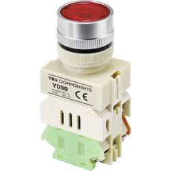 TRU COMPONENTS Y090, TC-9219080 tlačítko, 22 mm, 250 V/AC, 5 A, 1 ks
