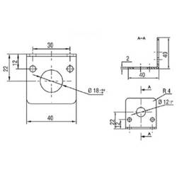 Datalogic 95ACC3340 Mounting angle ST-1218 1 ks