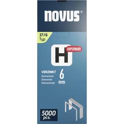 Novus Tools 042-0770 svorky z jemného drátu Typ 37 5000 ks Rozměry (d x š x v) 6 x 10.6 x 6 mm