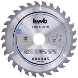 kwb 586957 tvrdokovový pilový kotouč 190 x 30 mm 1 ks