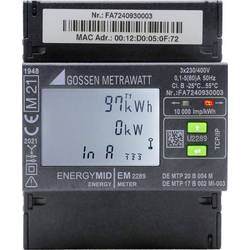 Gossen Metrawatt digitální třífázový elektroměr, 80 A, úředně schválený: Ano, 1 ks