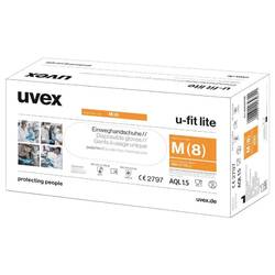 uvex u-fit lite 6016807 100 ks jednorázové rukavice Velikost rukavic: S EN 420:2003+A1:2009, EN 374-1:2016+A1:2018, EN 374-5:2016, EN 374-4