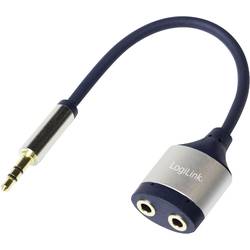 LogiLink CA1100 LogiLink - Audio-Splitter - Stereo Mini-Klinkenstecker weiblich zu Stereo Mini-K jack audio adaptér [1x jack zástrčka 3,5 mm - 2x jack zásuvka