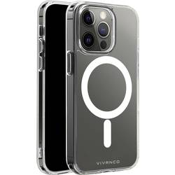 Vivanco Mag Steady zadní kryt na mobil Apple iPhone 13 Pro transparentní indukční nabíjení, odolné vůči nárazům MSASCVVIPH2021PT