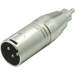 Kash KASH XLR adaptér XLR zástrčka - cinch zástrčka mono Pólů:3 1 ks