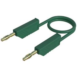 Hirschmann Test & Measurement MLN 50/2,5 GN měřicí kabel lamelová zástrčka 4 mm lamelová zástrčka 4 mm 0.50 m zelená 1 ks