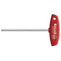 Wiha Sechskant-Stiftschlüssel 6x150mm T-Griff dílna inbusový šroubovák Velikost klíče: 6 mm Délka dříku: 150 mm